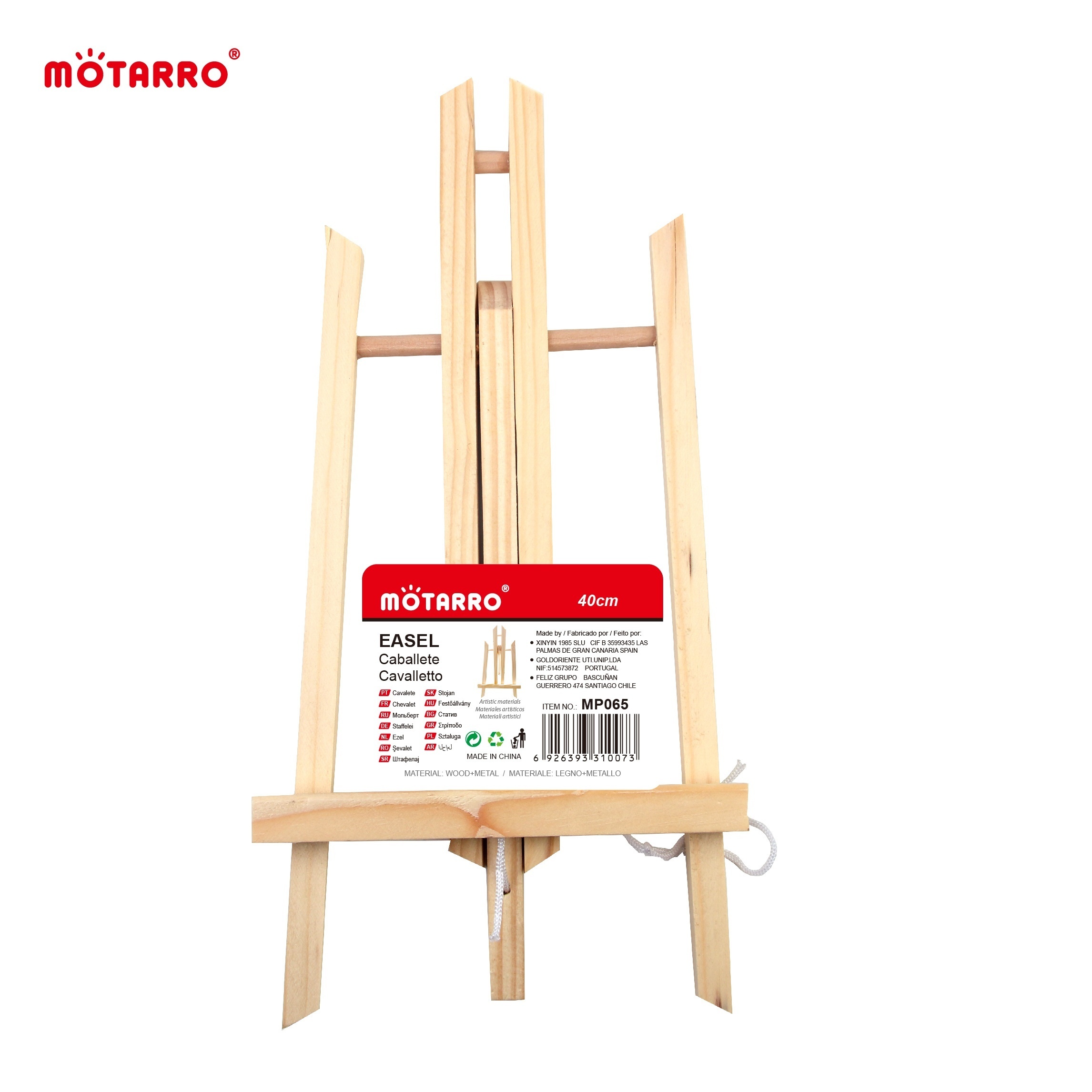 Table Easel, Portable Wooden Canvas Stand for Painting Party, Non