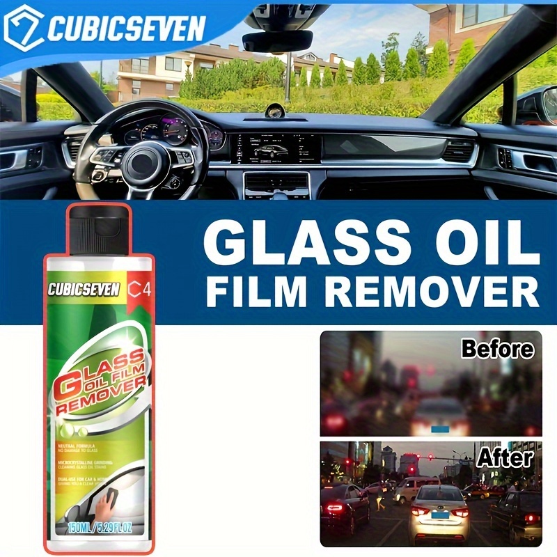 

Cubicseven 5.29oz Car Glass Rainproof Oil Film, High Visibility To Make Car Glass Clear And Bright