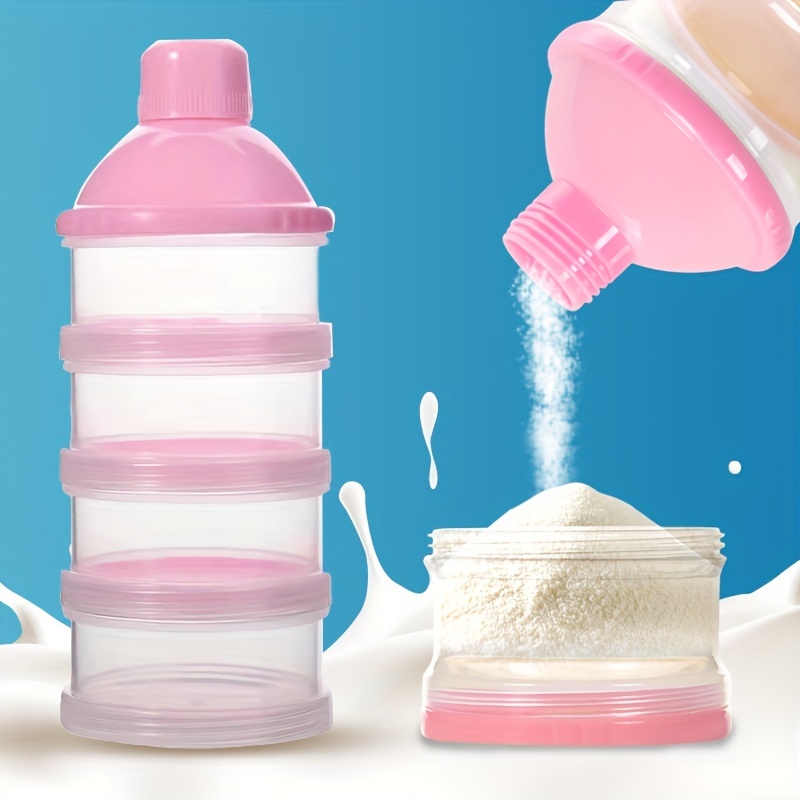 Termichy Latte in polvere per bambini, impilabile, contenitore per latte in  polvere, 2 pezzi (bianco) : : Prima infanzia