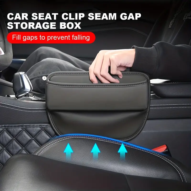 Car Seat Gap Filler PU Leder Sitz Konsole Seitentasche Auto Innenraum  Zubehör