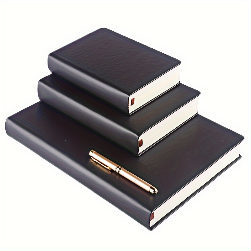 AOOOWER Leather Journal Notepad Personal Diary Thick Sketchbook Lined  Papers for Student 