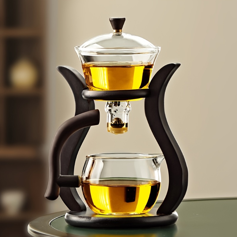 Elegant Glass Tea Pot Set With Tea Steamer And Water - Temu