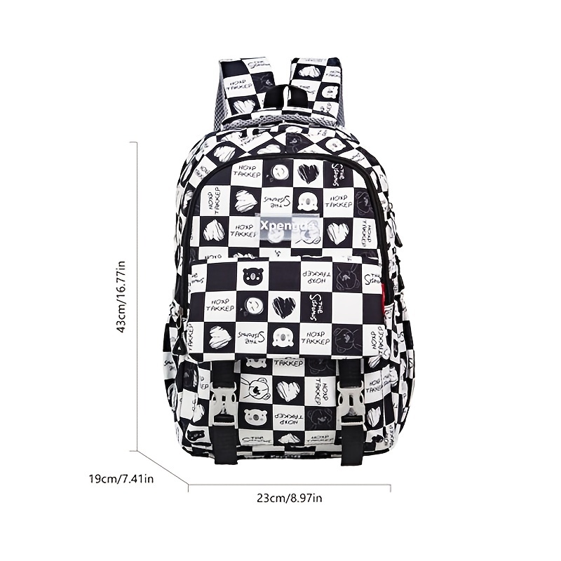 Graffiti Black Spaceman Backpack