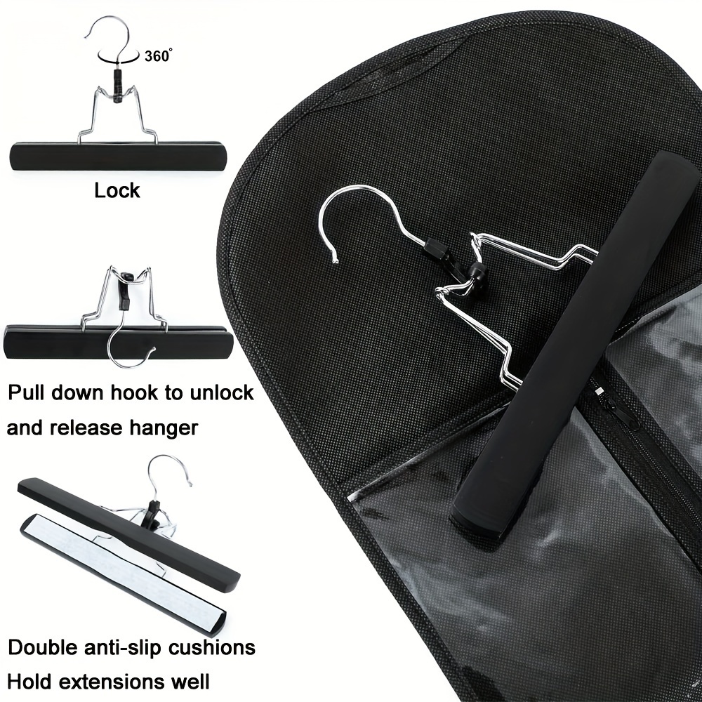 Wig Storage With Wig Hanger For Multiple Wigs Storage Bag With Hanger For  Hair Extension Holder Wig Storage Bag Holder Case