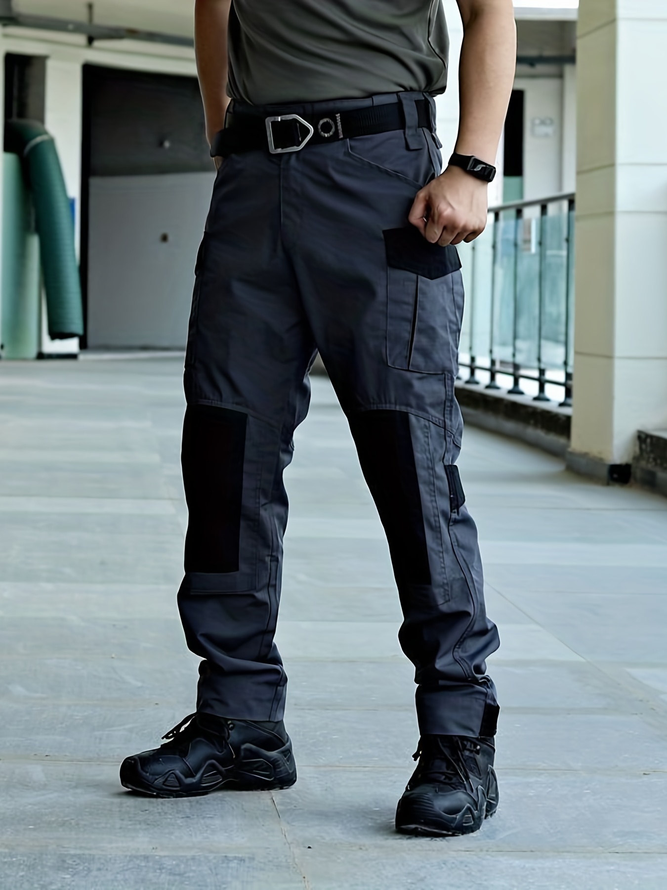 Men's Tactical Pants Combat Cargo Military Multi Pockets Ripstop Casual  Trousers