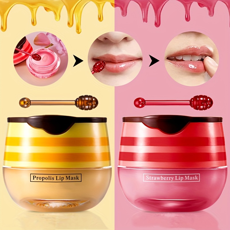 Honey Cherry Lip Mask Exfoliating And Removing Dead - Temu
