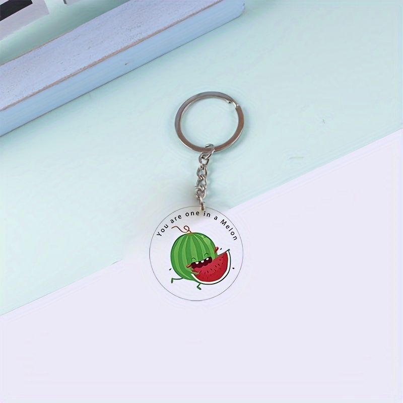 Fruit Pun Acrylic Keychains Thank You Gifts Employee - Temu