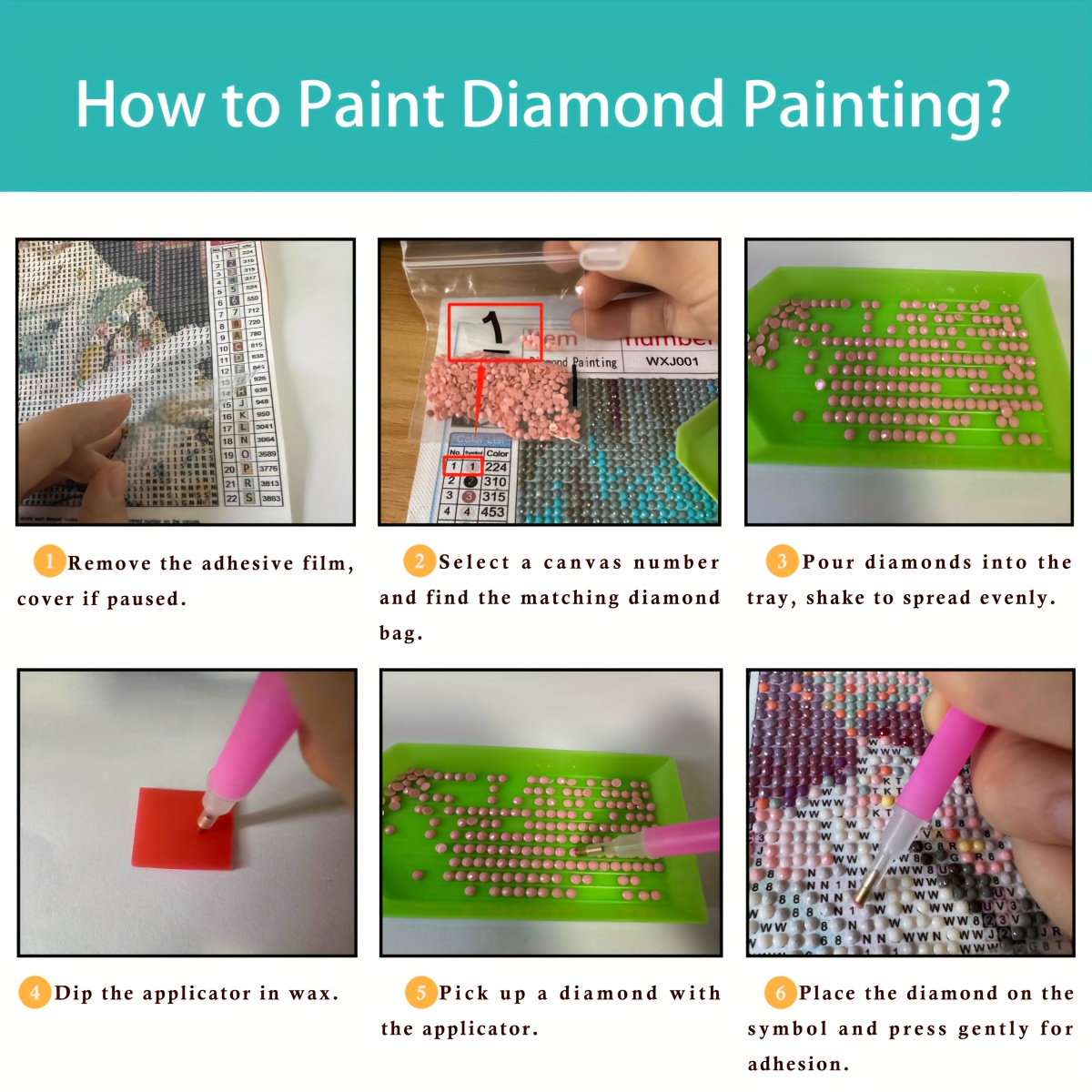 5D Diamond Painting Kits for Kids, Diamond Art Kits for Kids with Wooden Frame, Giraffes Diamond Painting Kits for Beginners, Girls, Adults, DIY