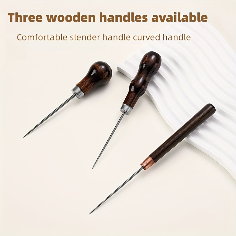 Gourd Shaped Solid Steel Cone Needles Awls Manual Sewing - Temu Canada