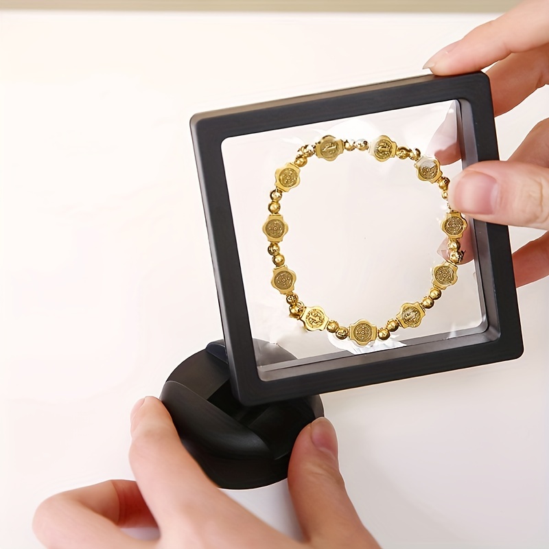 3d Floating Frame Display Holder Stands silicone Coin Frame - Temu