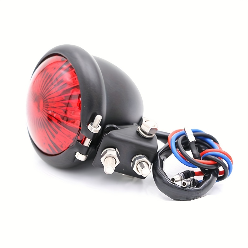 Moto Rosso 12v Led Regolabile Cafe Racer Stile Stop Fanale Posteriore Moto  Freno Luce Posteriore Fanale Posteriore