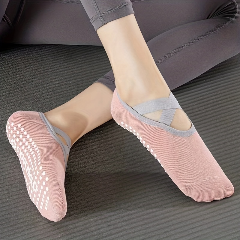 3 Pair Non Slip Skid Socks Ballet Exercise Floor For Women Men Anti-Slip  Socks