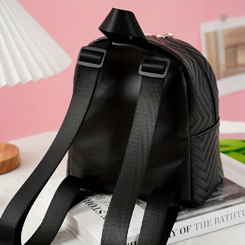 Sam Edelman Chevron Quilted Mini Backpack ZOOLER Full Skin  display picture 2