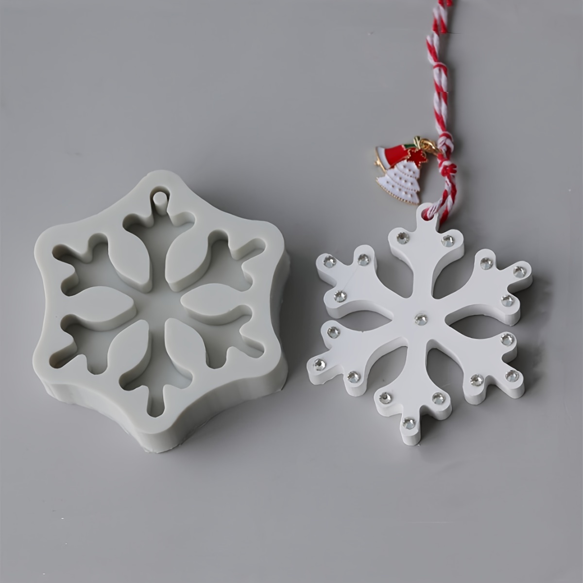 1pc Christmas Snowflake Mold Chocolate Mold Diy Baking Mold - Temu