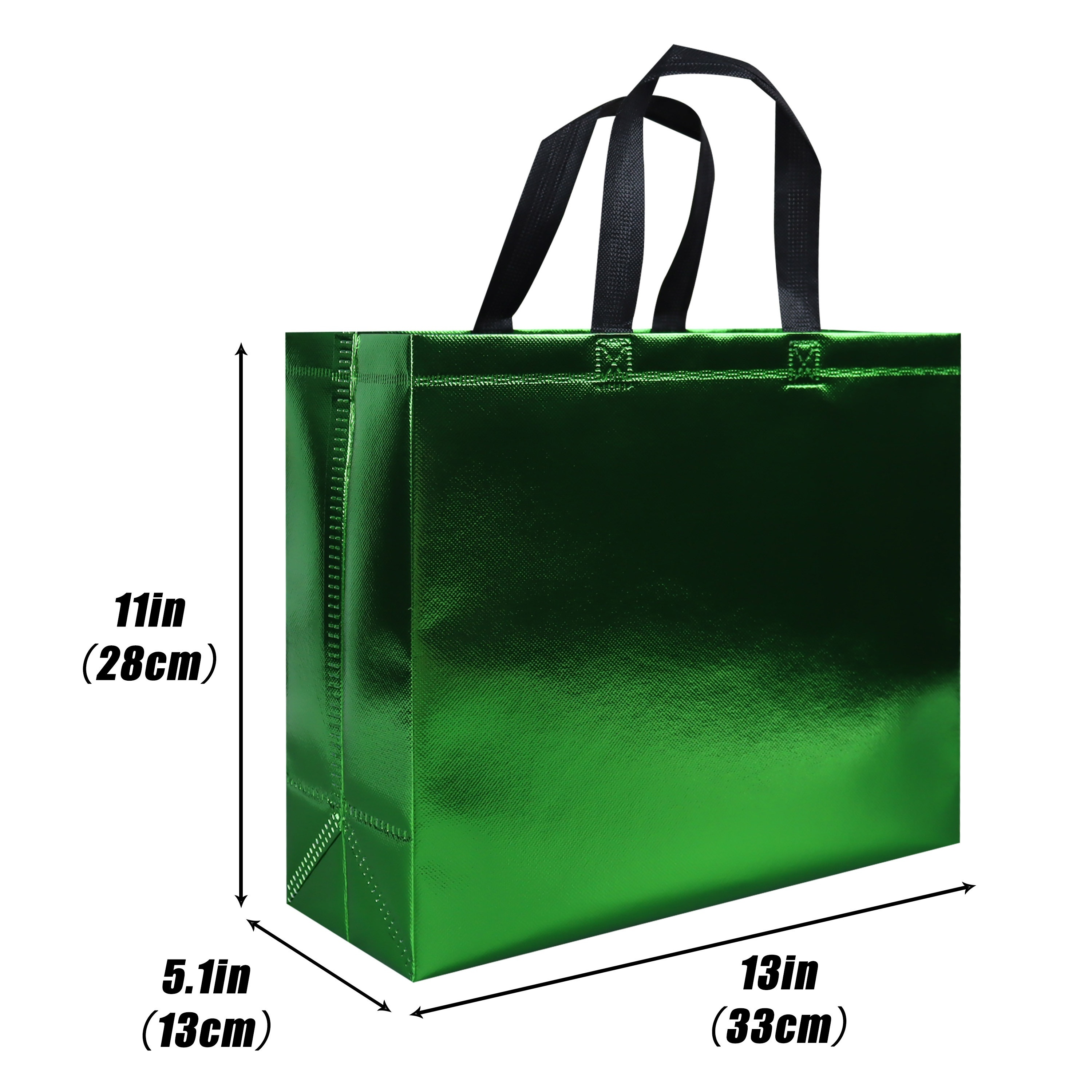 Golden Reusable Grocery Bags Shopping Tote Bag With Handle - Temu