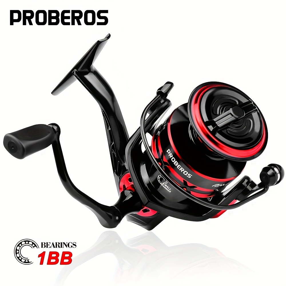 

Pro Beros 1000-6000 Series 1bb Fishing Reel, 5.2:1 High Speed Spinning Reel For Saltwater Fishing