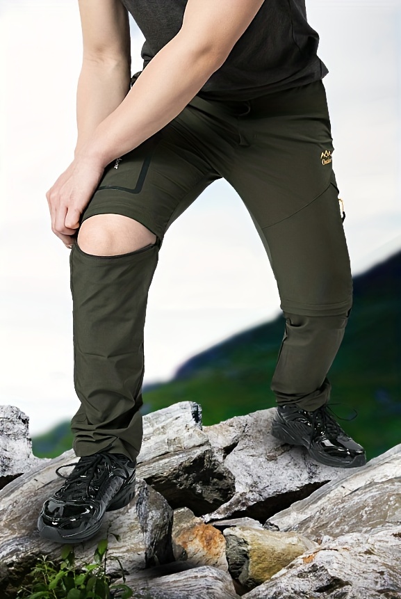 Men's Hiking Pants Quick Dry Convertible Lightweight Zip - Temu