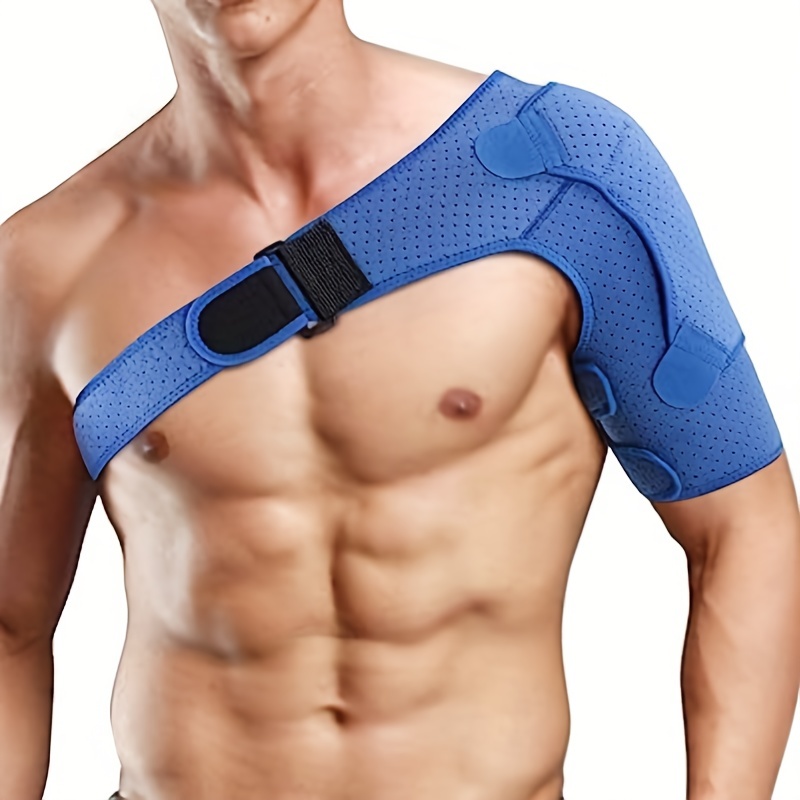 Double Shoulder Brace Warm Support Stability Compression Sleeve Wrap  Recovery, Shoulder Support for Pain Relief & Injury Prevention. Compression  Ice