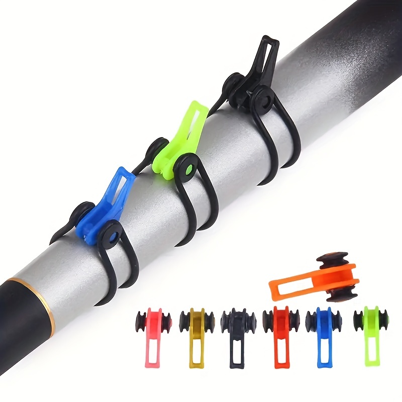 U-Shaped Fishing Rod Support Portable Fishing Feeder Pod Stand TPE Fishing  Baits Keeper Fishing Gear Accessories