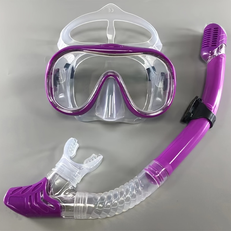 Mask Fins Set Unisex Diving Set Diving Goggles Dry - Temu