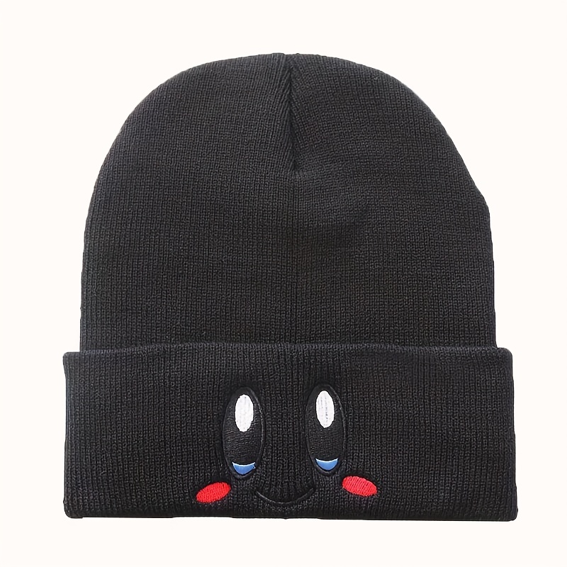 Embroidered Knitted Beanie Hat for Men and Women