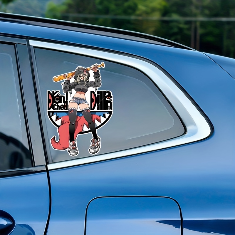 Add A Touch Anime Beauty Vehicle Creative Car Stickers! - Temu