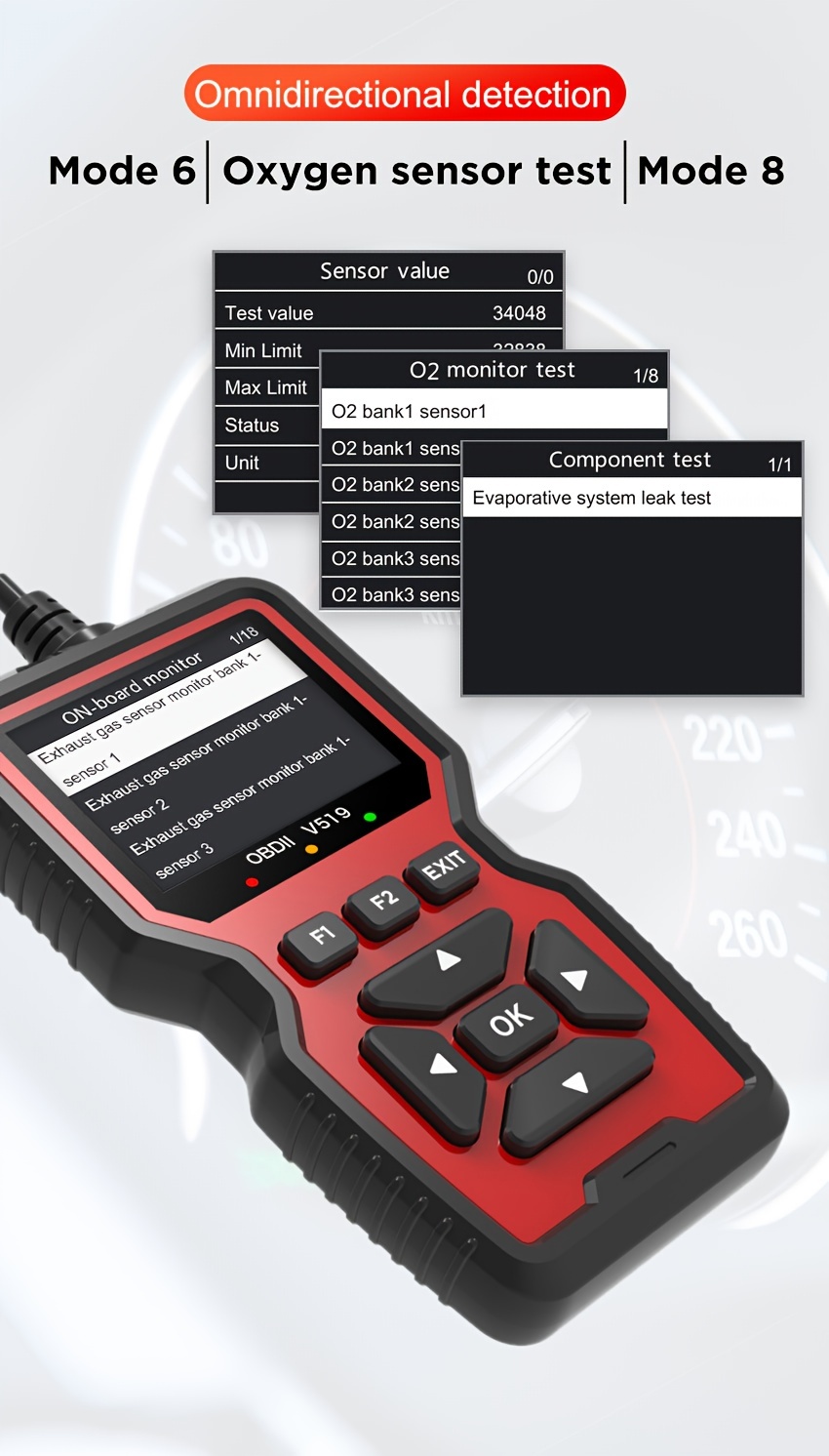 Check Car Engine OBD2 Scanner Live Data Stream EOBD Code Reader Diagnostic  Tool 723120297388