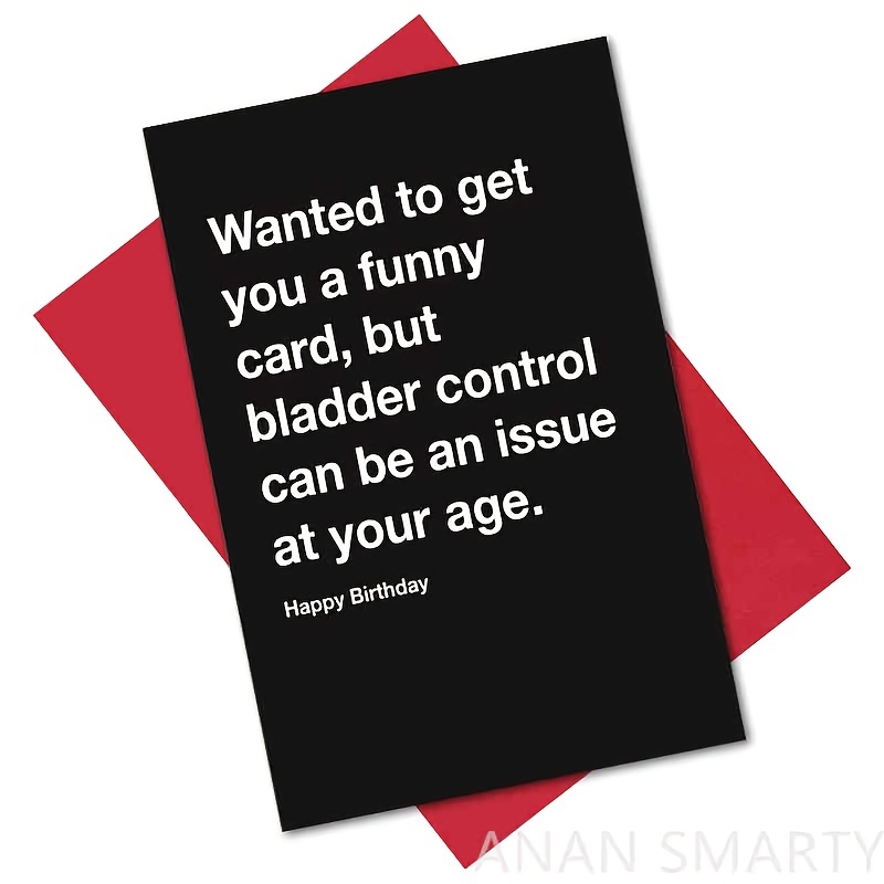 Funny Birthday Card, Happy Birthday Card | 5 X 7 Inches With Envelope