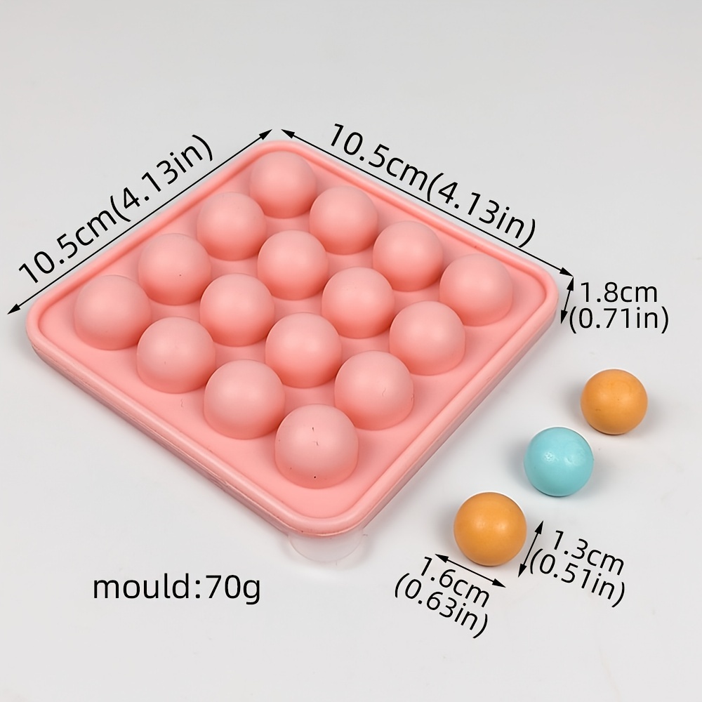 6pcs, Sphere Chocolate Molds, 3D Silicone Mold, Round Ball Shaped Candy  Mold Set, Fondant Mold, Baking Tools, Kitchen Gadgets, Kitchen Accessories