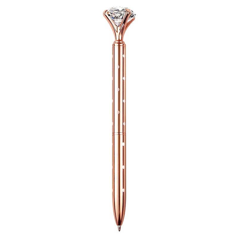 Large Rhinestone Crystal Pen Bullet Ballpoint Pen Creative - Temu