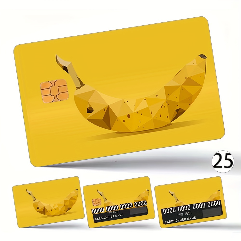 4pcs Kredit- Debitkarten-aufkleber - Geschützte Personalisierte Bankkarten  - Dünne Wasserdichte Pvc-kartenabdeckung - Taschen & Gepäck - Temu Germany
