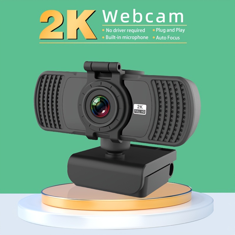 Achetez Caméra Webcam Complète 2K Full HD Focus Avec Lumière Réglable  Intégrée + Microphone Pour PC Desktop Ordinateur Portable Calling Video  Conferencing Streaming Enregistrement Des Cours en Ligne de Chine