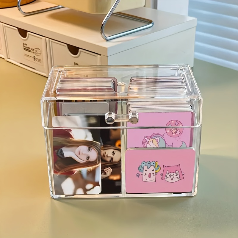 Transparent Storage Box Plastic Box Small PS Storage Box Mini