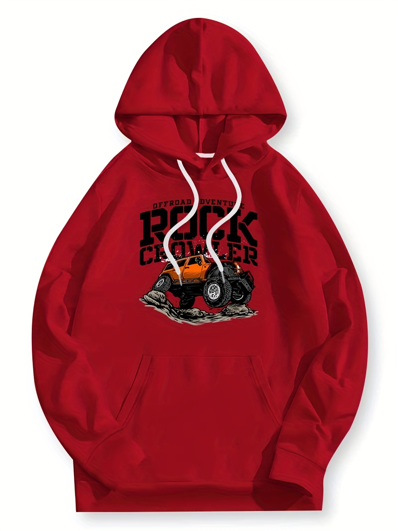 Letter And Car Print Oversized Sweatshirt main image 1