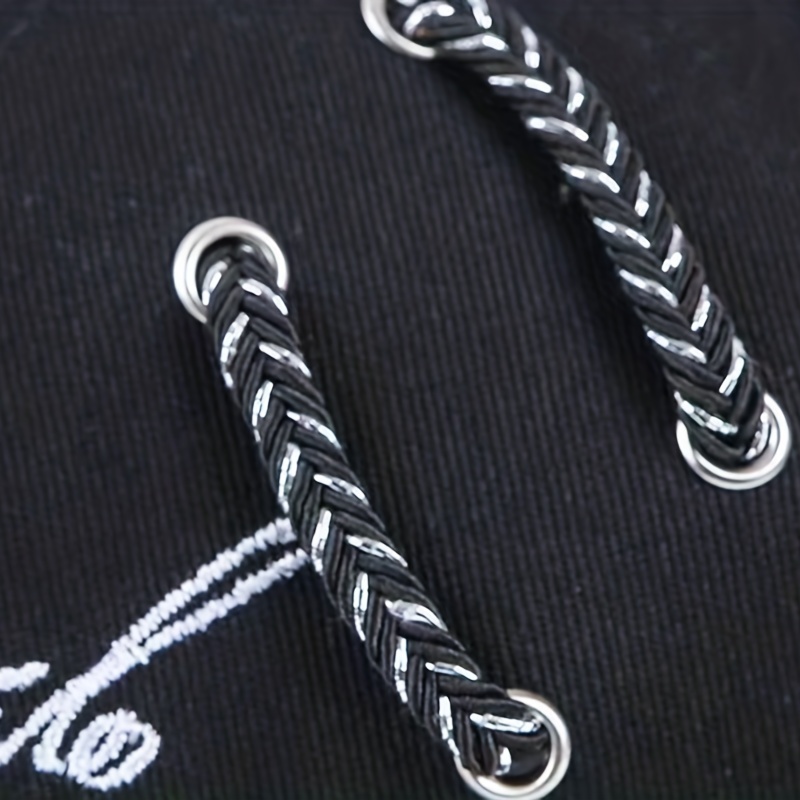 Hip Hop Couple Baseball Cap Embroidery Ring Decor Unisex Sun Hat