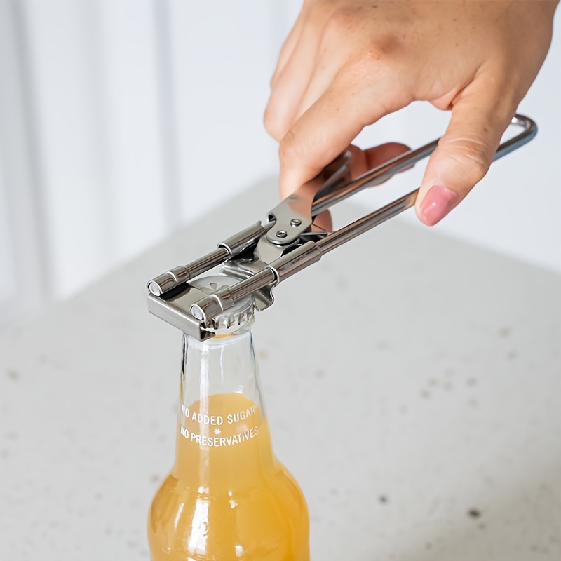 Multifunctional Can Opener Beer Bottle Opener Adjustable Stainless