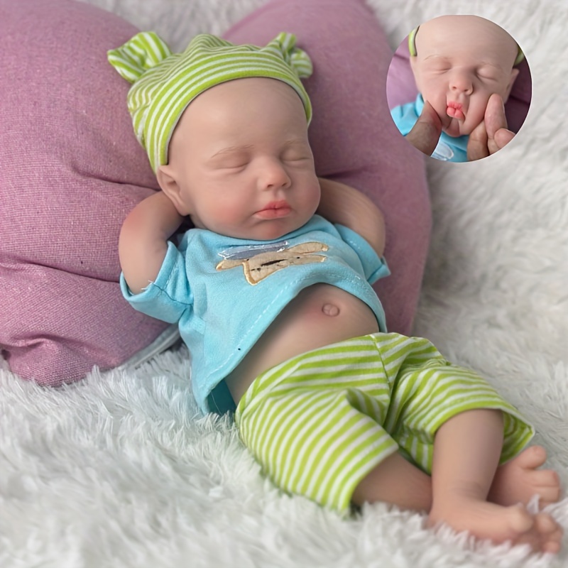 Muñeca Bebé Renacida Silicona Suave Cuerpo Entero 32cm - Temu