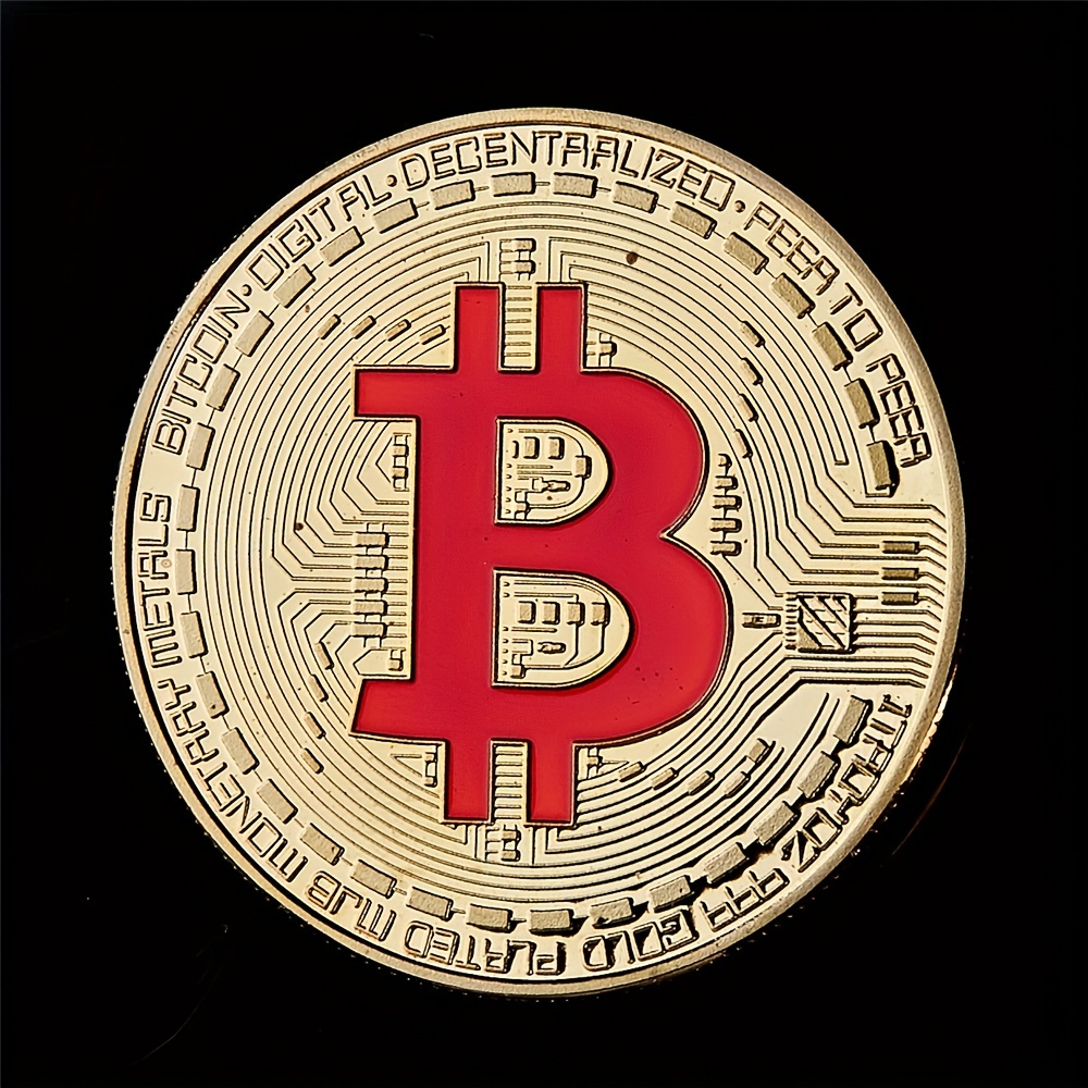 Acquista Bitcoin Moneta commemorativa da collezione Piatto BTC Collezione  d'arte Metallo imitazione antica