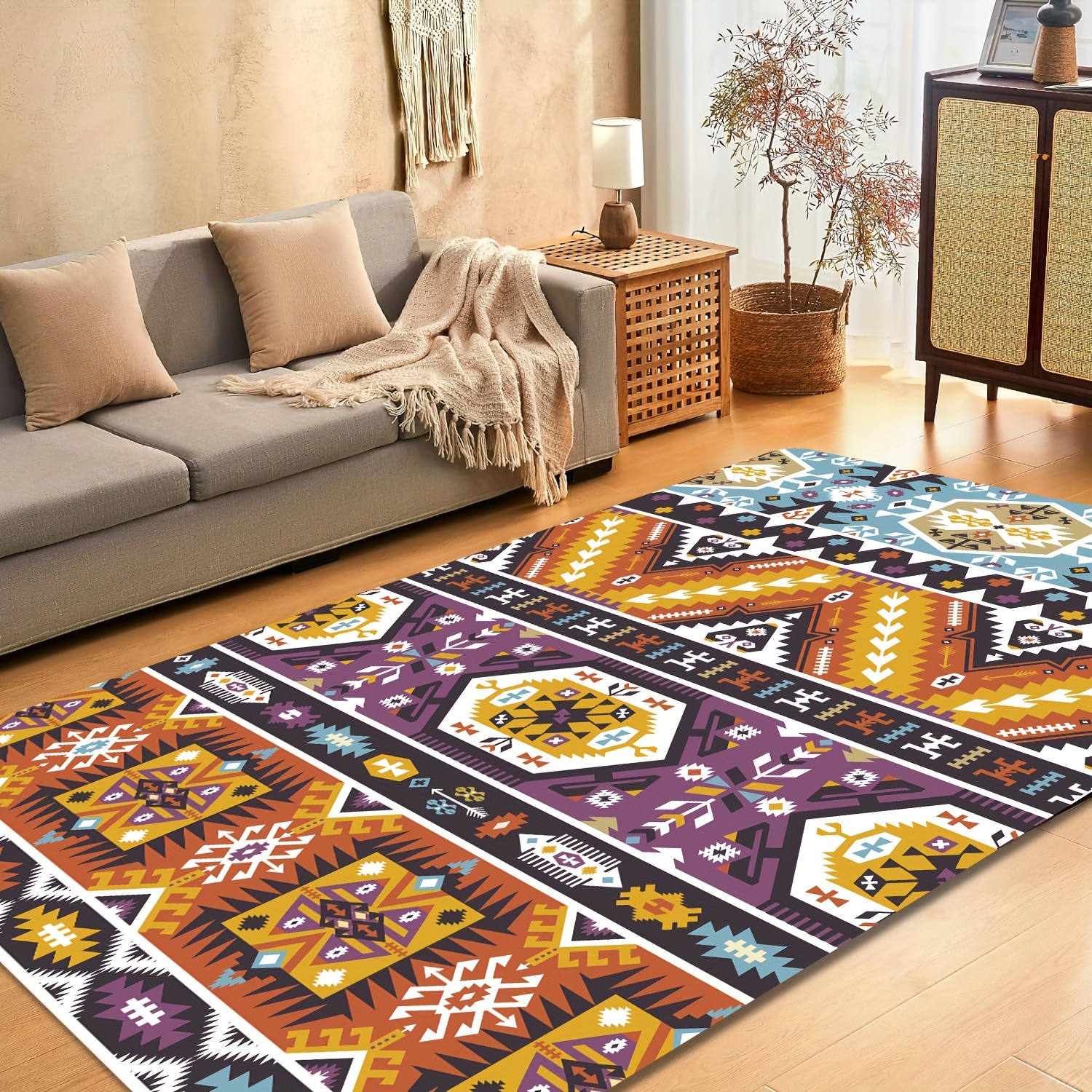 Tapis de salon Style marocain, décoration de maison, tapis épais