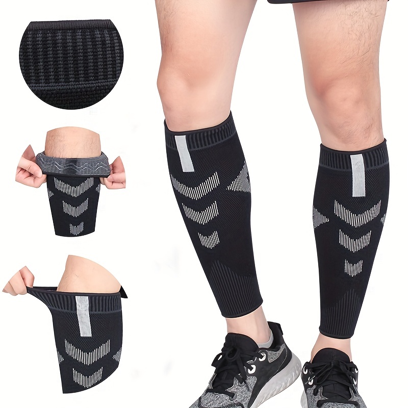 Compressed Knitted Breathable Calf Sleeve Outdoor Basketball - Temu