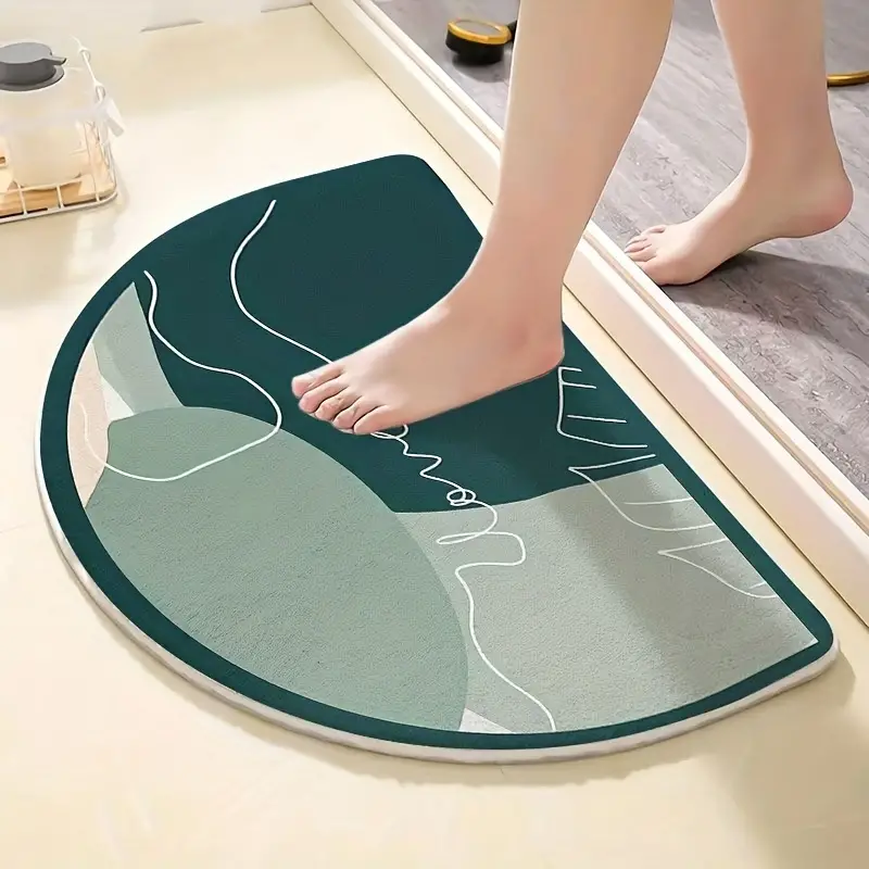 Super Absorbent Bath Mat, Quick-drying Bathroom Mats, Super Absorbent  Living Room Floor Mat, Rubber Non-slip Bottom, Easy To Clean Bathroom Rugs,  Simple Kitchen Doormat - Temu