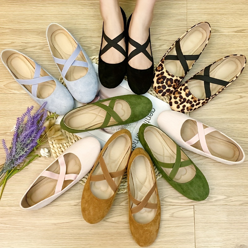 Women's Solid Color Flat Shoes Comfy Slip Soft Sole Shoes - Temu Philippines