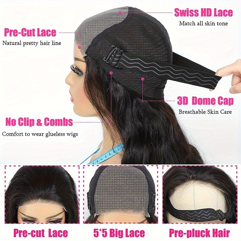 Brazilian Body Wave 5x5 Lace Closure Human Hair Swiss Lace Closure