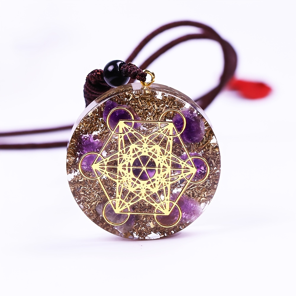 4 Pieces Orgone Chakra Healing Necklace in Hand-Carved Wooden Box, Crystal  Vibe Orgone 7 Chakra Necklace with Spiritual Pendant Adjustable Cord,  Healing Stone Gemstone Necklace for Balancing Energy