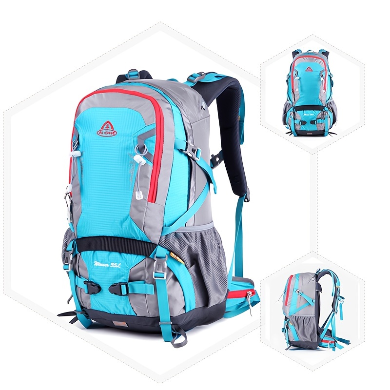 1pc 35l Outdoor Climbing Backpack With Rain Cover For Men And Women  Suitable For Outdoor Camping Fishing And Hiking, Shop The Latest Trends