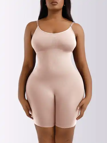Plus Size Basic Shapewear Women's Plus Tummy Control Butt - Temu United  Arab Emirates