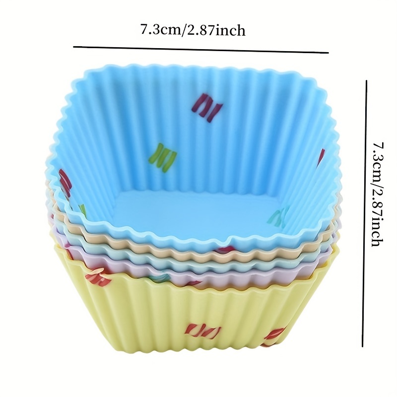 Silicone Cupcake Moulds 2 Cups - Round Shape