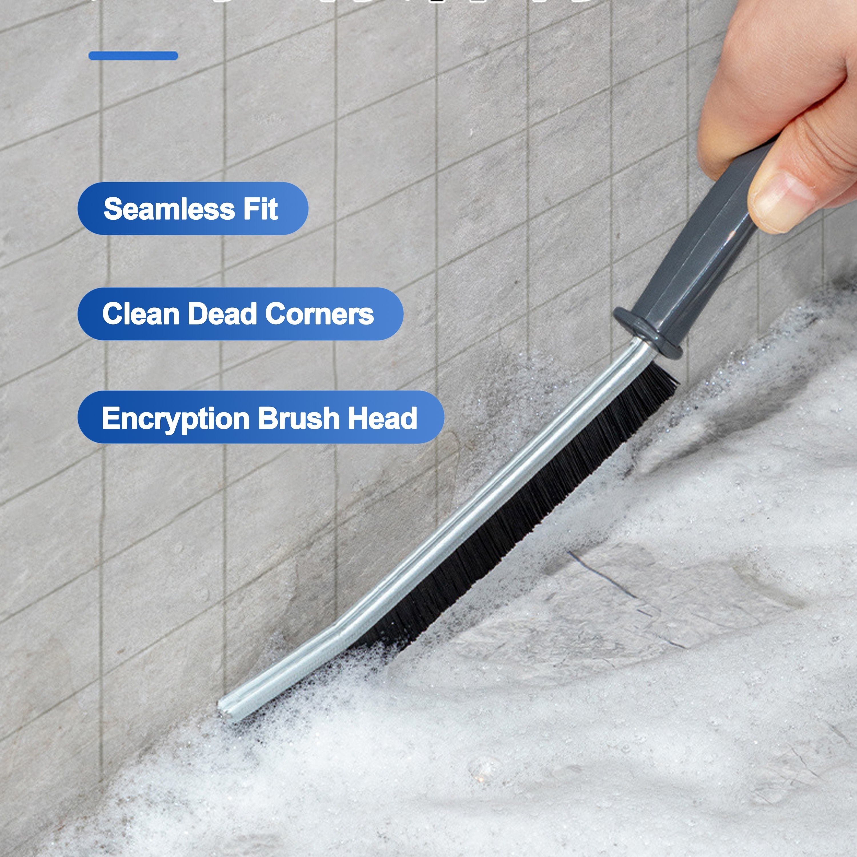 Crevice Brush, Crevice Cleaning Brush, Clean The Dead Corners Of Bathroom  Kitchen Tiles, Multifunctional Window Slots And Brushes, Used For Cleaning  - Temu