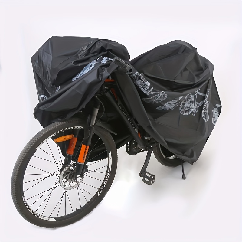  Funda impermeable para motocicleta, para exteriores, para todas  las estaciones, protección universal contra la intemperie, resistente a  rayas reflectantes con agujeros de bloqueo, bolsa de almacenamiento para  hasta fundas de vehículos