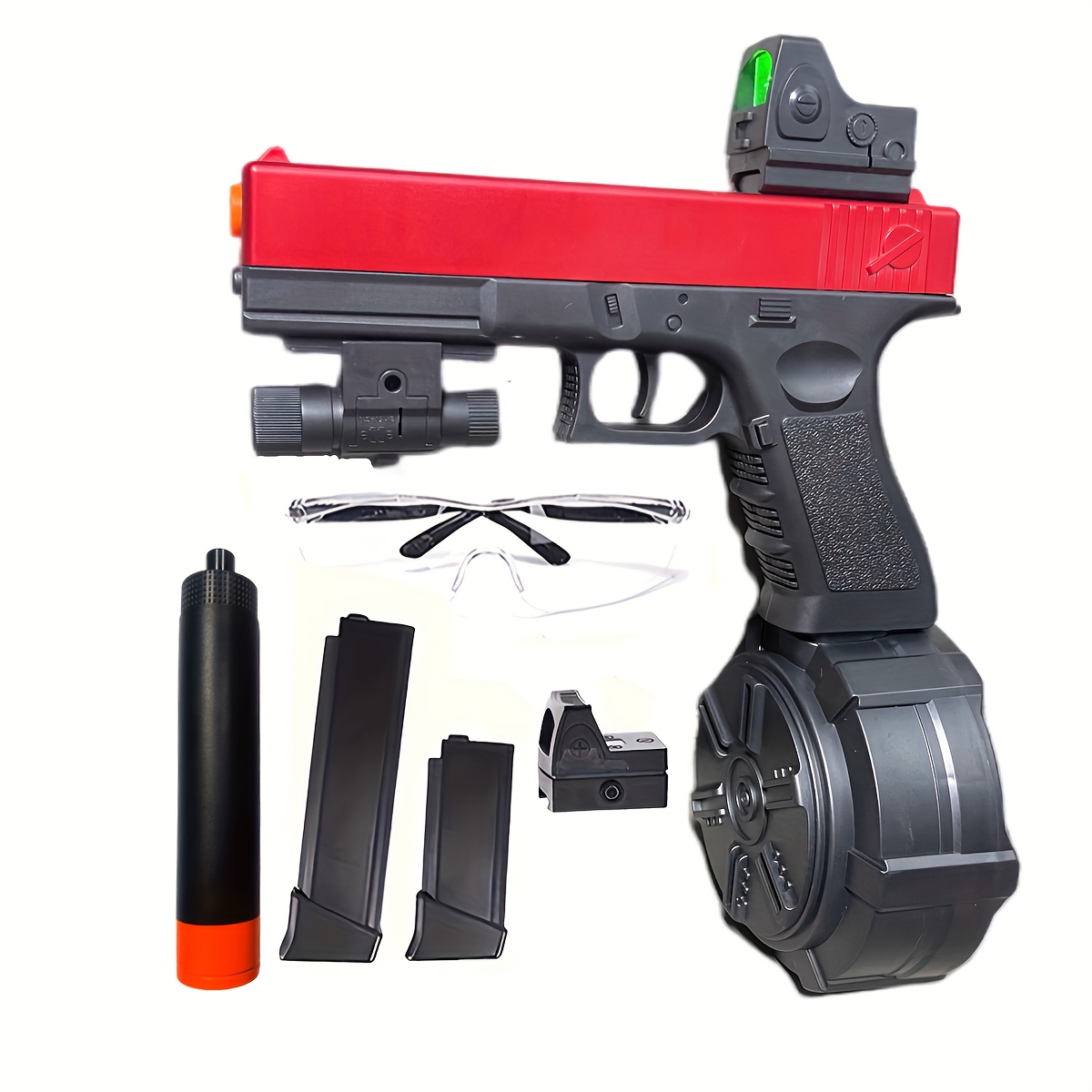  Anstoy - Rifle eléctrico de bolas de gel AEG AKM-47, para  actividades al aire libre y juegos de tiros y disparos en equipos :  Juguetes y Juegos